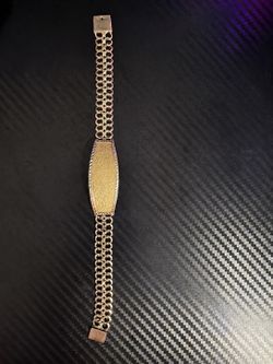 Esclava de oro / Men Gold Bracelet  10k  21 grams