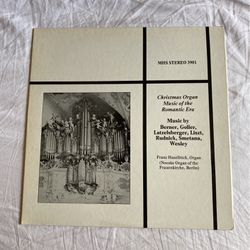 Christmas Music Of The Romantic Era LP Musical Heritage Society