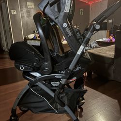 Car Seat Base And Stroller Travel System 