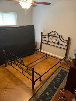 Queen headboard and footboard