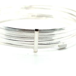 925 Sterling Silver Polished Seminario Bracelet 25.93grams 163195 6