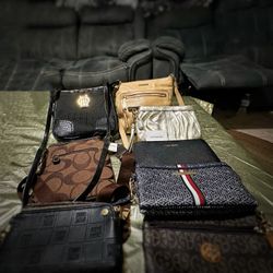 Vintage Coach clutch wallet and purse and other brand bags