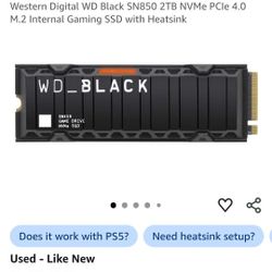 Western Digital WD Black 2TB SSD