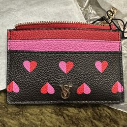 Victoria Secret Pink Card Holder Wallet Keychain New With Tags 