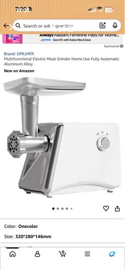 Electric Meat Grinder Aluminum Alloy