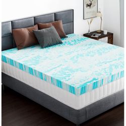 DULOS 3 Inch Memory Foam Topper 