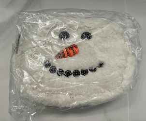 Snowman Plush Belt Bag New