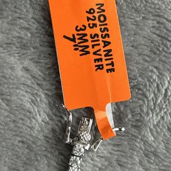 7” Moissanite Tennis Bracelet