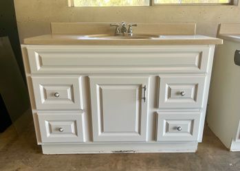 48” Bathroom Vanity with Sink (2 available for sale)