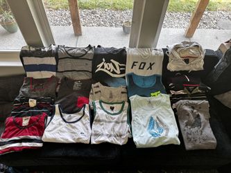  Men’s XL LIKE NEW PACSUN SUMMER LOT early 2000s VANS HURLEY FOX QUICKSILVER 
