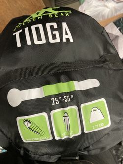 Tioga Sleeping Bag Camping 