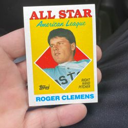 1988 Roger Clemens Card 