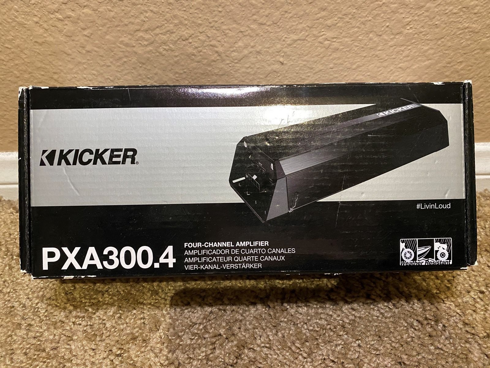 Kicker 4-Channel 300W Amplifier PXA300.4