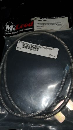 Mustang stainless steel clutch line
