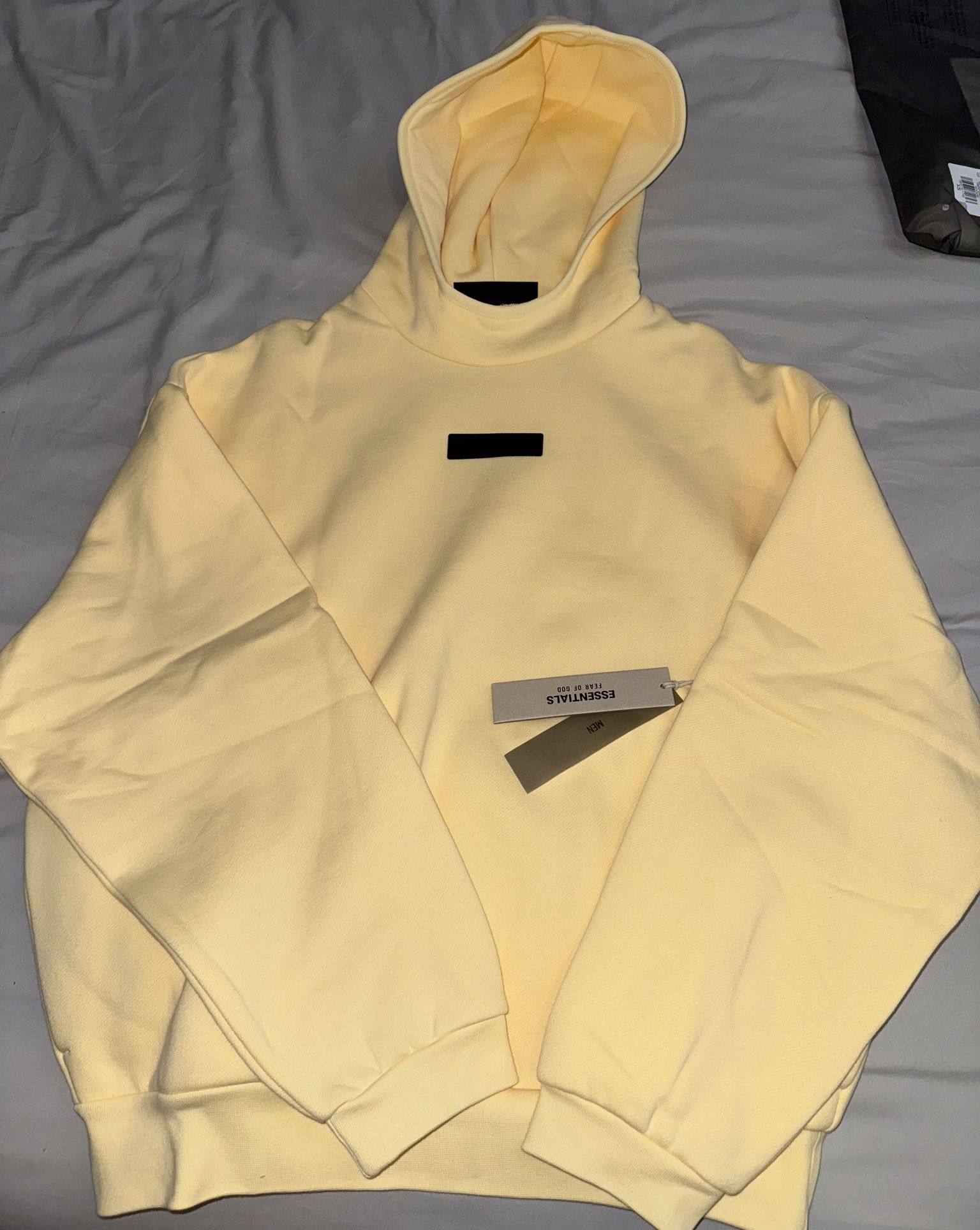 Fear Of God Essentials Yellow Hoodie Size XS