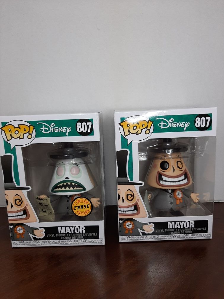 Nightmares before Christmas mayor funko pop bundle