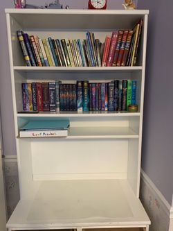 Combined Book shelf and Study table