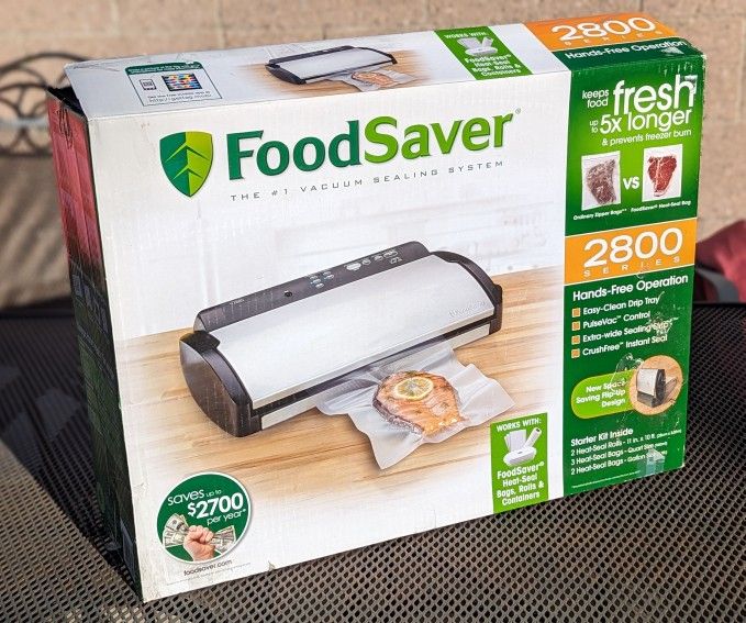 Foodsaver 2800 series vacuum sealer