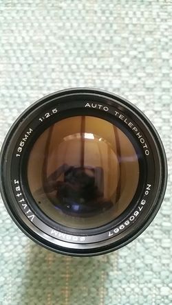 Vivitar camera lens