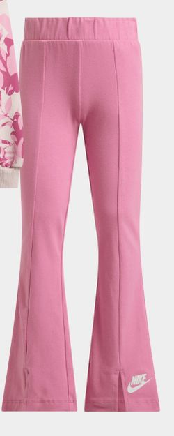 Nike Girls Pink Flare Athletic pants size M