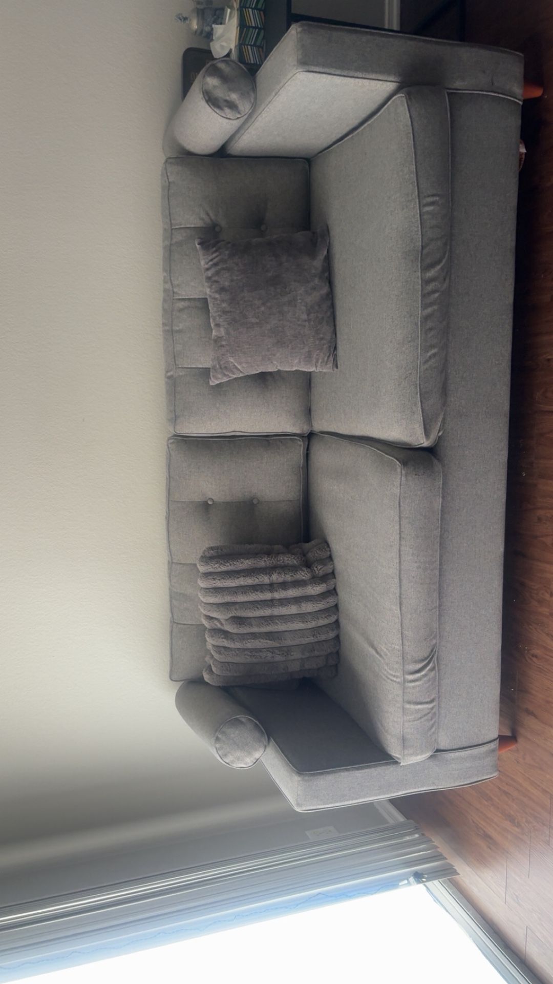 Grey Bed Couch 
