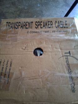 Speaker cables