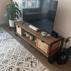 Tv Stand + Baskets