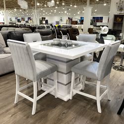 High Top Dining Room Sets Starting At $399 For A Table And Four Chairs