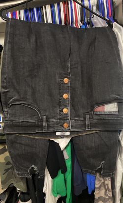 Tommy Hilfiger High Rise Legging Black Wash Size 16 Waist 33