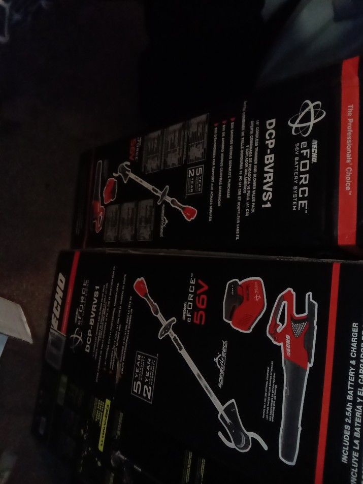 Echo Leaf Blower And Weed Eater Kits With 3 Ryobi Weed Eaters And A Echo Chainsaw All Brand New