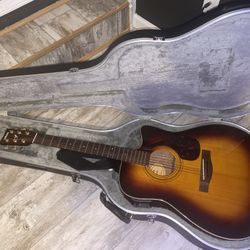 Yamaha guitar + Roadrunner case