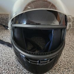 Motorcycle Modular Glossy Black Helmet 