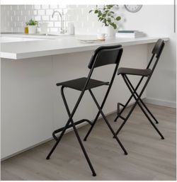 IKEA FRANKLIN Counter-Height Bar Stools – Set of 4 – $100