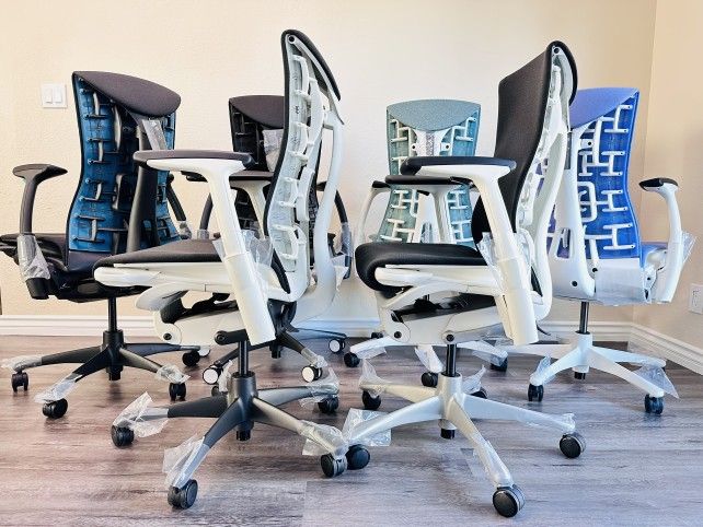 New&Use Herman miller Embody, Aeron, Cosm, Sayl, available