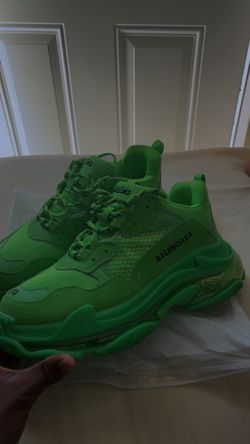 Balenciaga Triple S Sneakers Neon Green 43