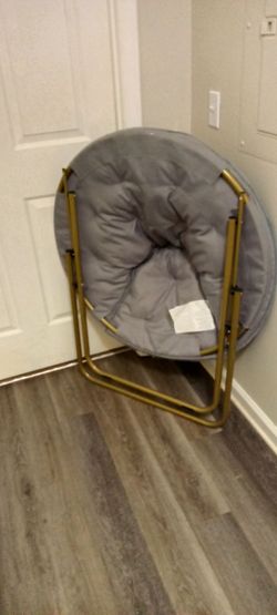Faux Fur Saucer Chair