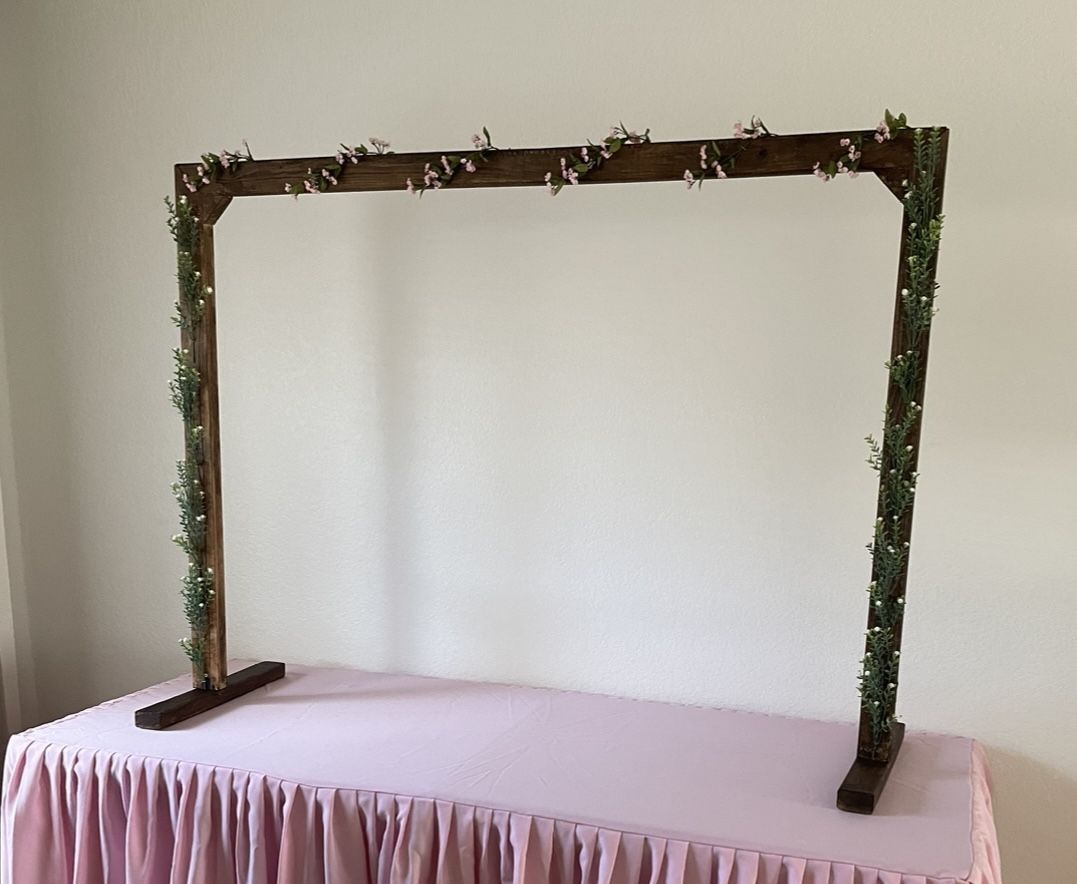 Desert Wood Frame Arch Food Table party decoration wedding Quinceañera birthday $60 obo