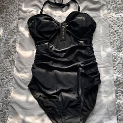 Black One Piece Bathing Suit