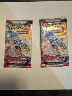 Pokémon Scarlet & Violet Booster Packs x2