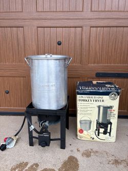 3 in 1 Multi-Use Turkey Fryer with Stand