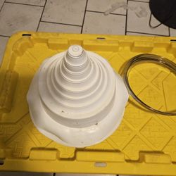 Roofing Boot For Penetration (PVC) (3/4" - 8" Diameter Pipes)