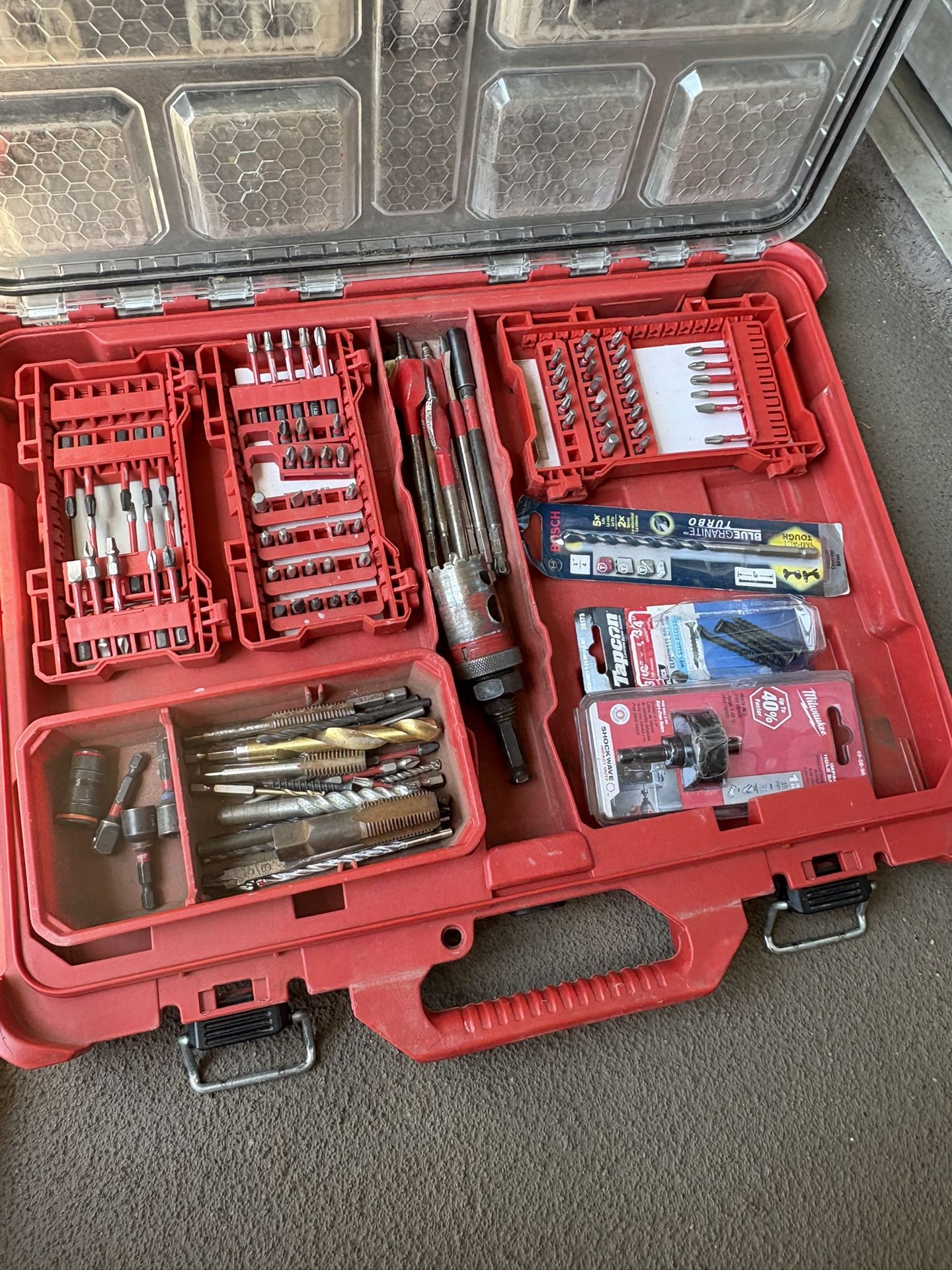 Milwaukee Pack out With Bits