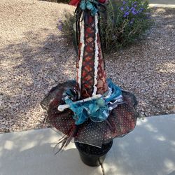 Decoration  Witch Hat  On Stand