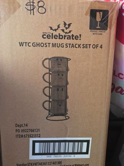 Mug set ghost or pumpkin