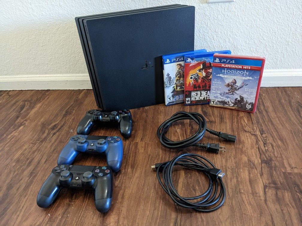 PS4 Playstation Pro Console Games (Red Dead Redemption