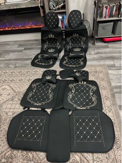 New Full Set Car Seat Covers For Trucks/suvs/sedans(universal)