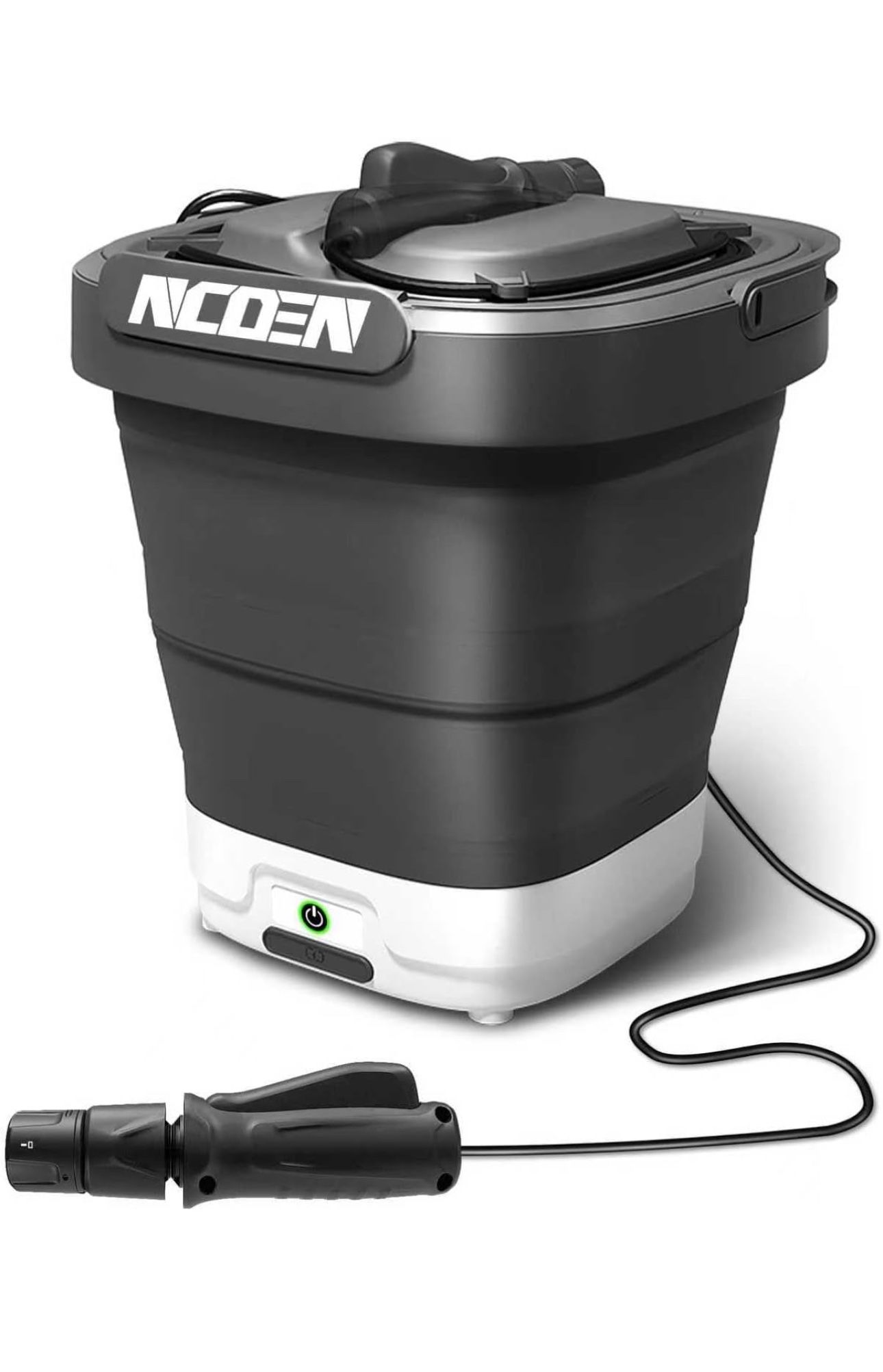 🔥Brand new🔥 Portable Pressure Washer Cordless with 12L Tank, 4-in-1 Nozzles for Car, Bike, Pet, Garden, Camping