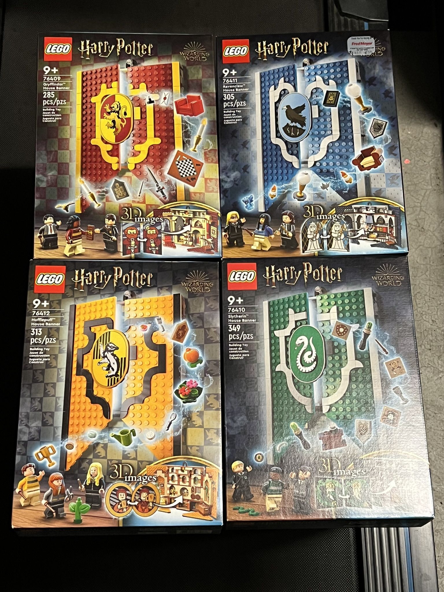 Lego Harry Potter House Banner Sets