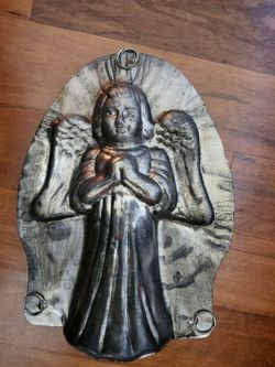 Decorative metal angel mold not food safe $20