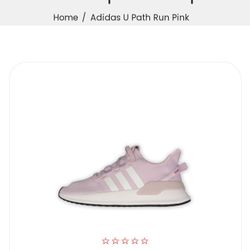 Adidas U Path Run Pink Size 6, Perfect Condition
